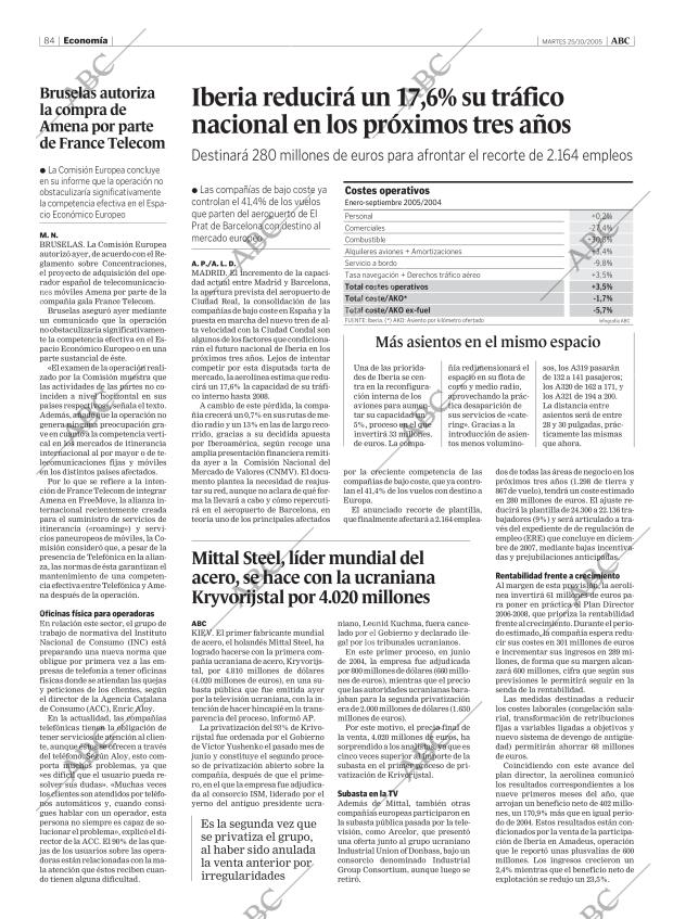 ABC MADRID 25-10-2005 página 84