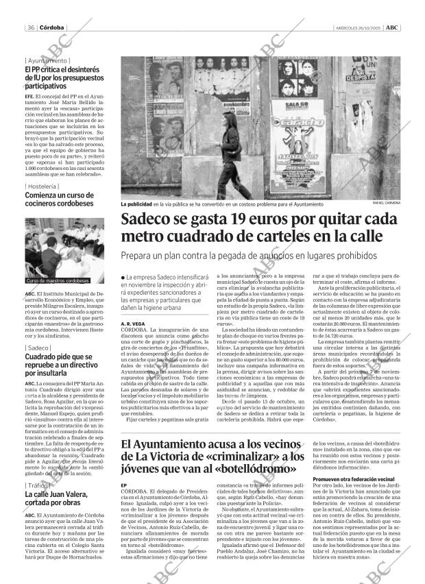 ABC CORDOBA 26-10-2005 página 36