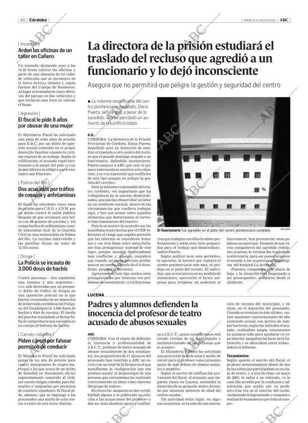 ABC CORDOBA 26-10-2005 página 40
