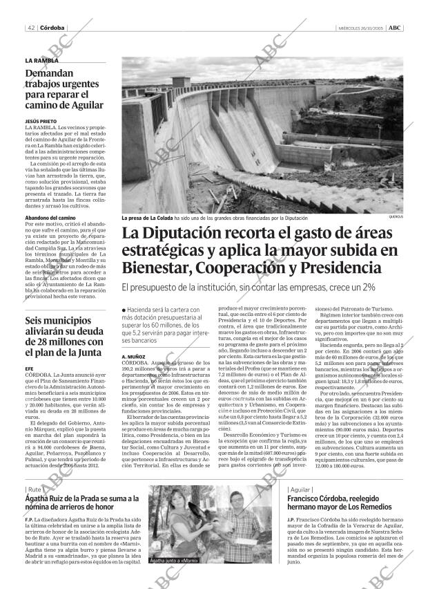 ABC CORDOBA 26-10-2005 página 42