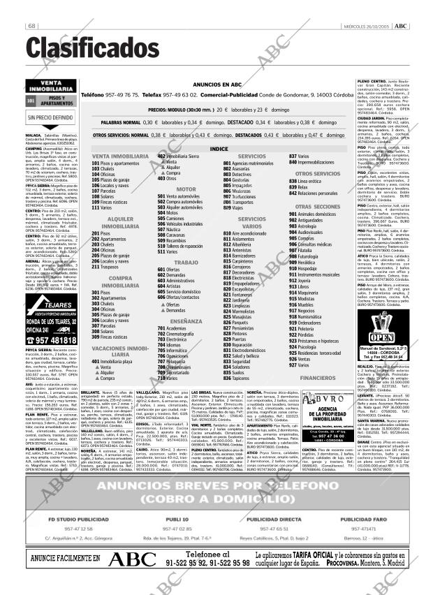 ABC CORDOBA 26-10-2005 página 68