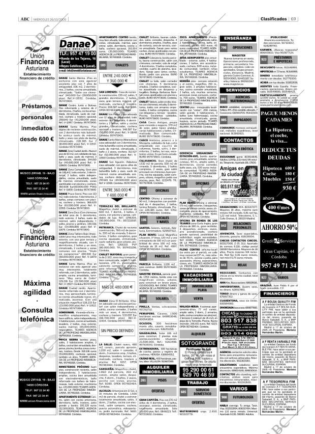 ABC CORDOBA 26-10-2005 página 69