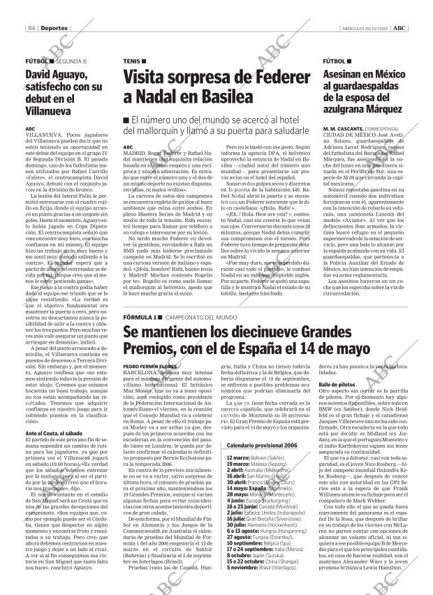 ABC CORDOBA 26-10-2005 página 84