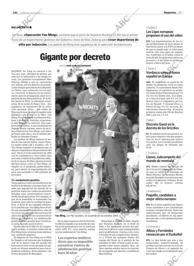 ABC CORDOBA 26-10-2005 página 87