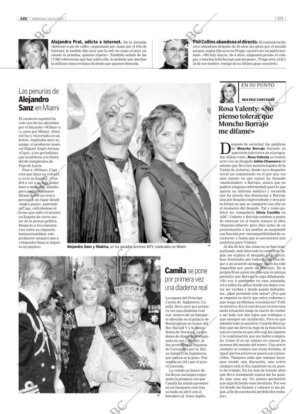 ABC MADRID 26-10-2005 página 105