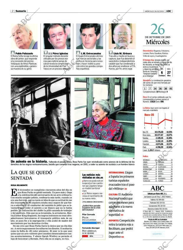 ABC MADRID 26-10-2005 página 2