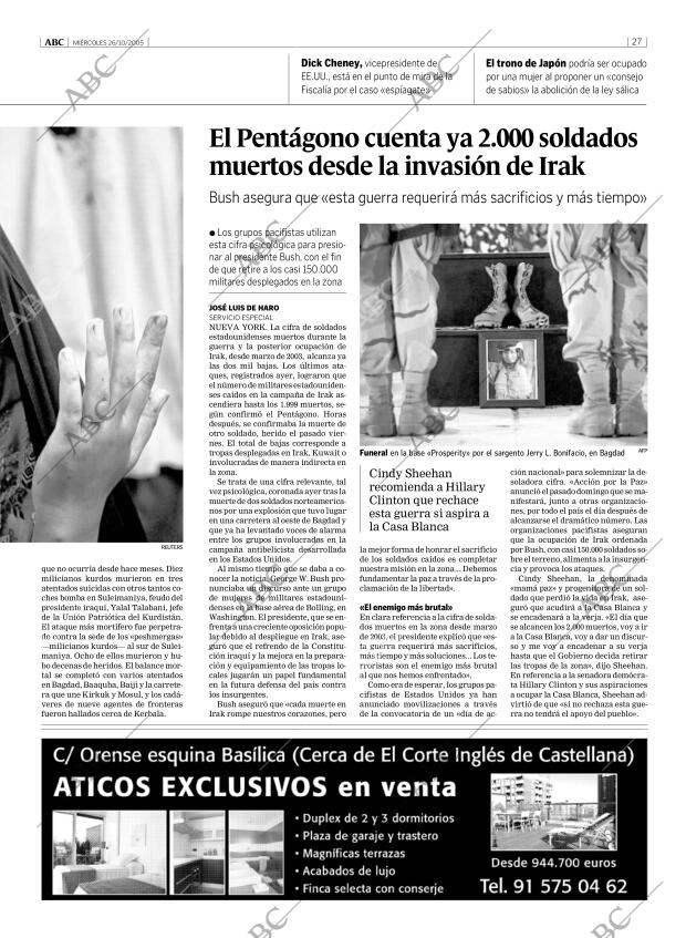 ABC MADRID 26-10-2005 página 27