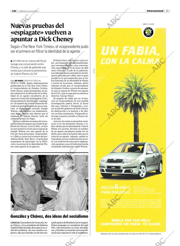 ABC MADRID 26-10-2005 página 29