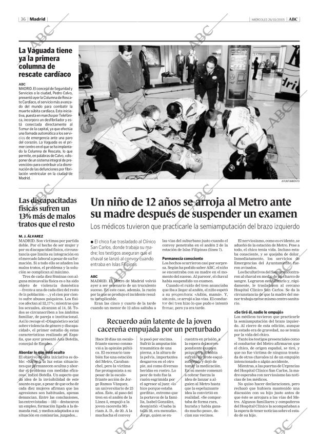 ABC MADRID 26-10-2005 página 36
