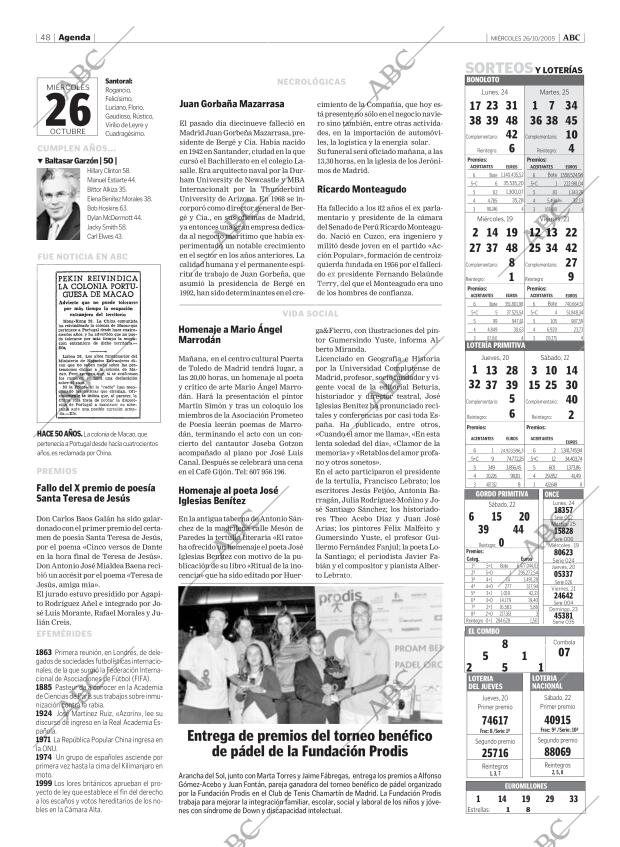 ABC MADRID 26-10-2005 página 48
