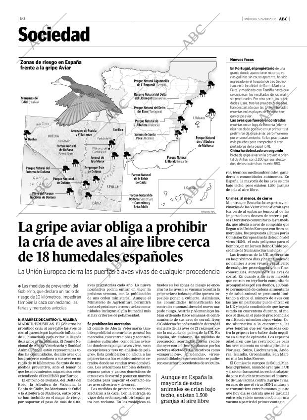 ABC MADRID 26-10-2005 página 50