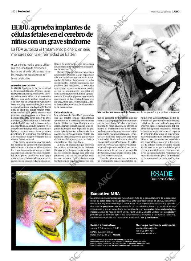 ABC MADRID 26-10-2005 página 52