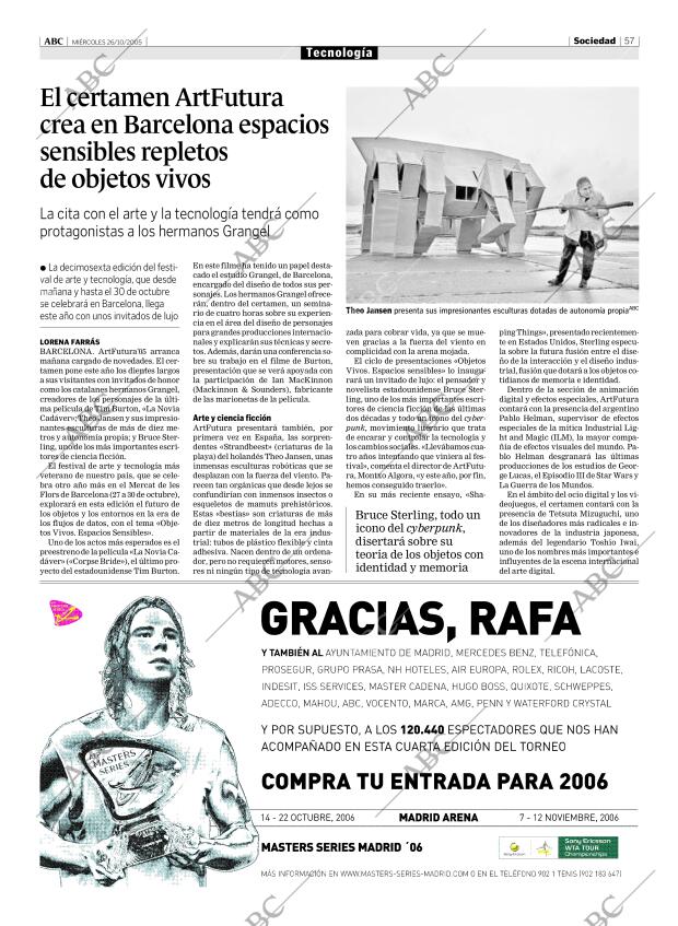 ABC MADRID 26-10-2005 página 57