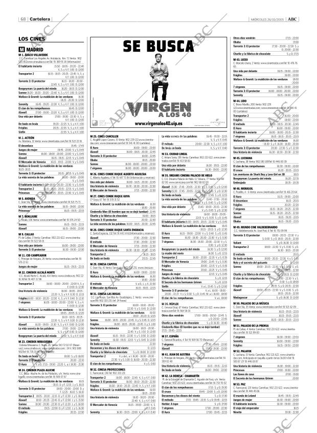 ABC MADRID 26-10-2005 página 68