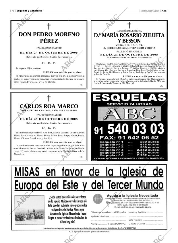 ABC MADRID 26-10-2005 página 76