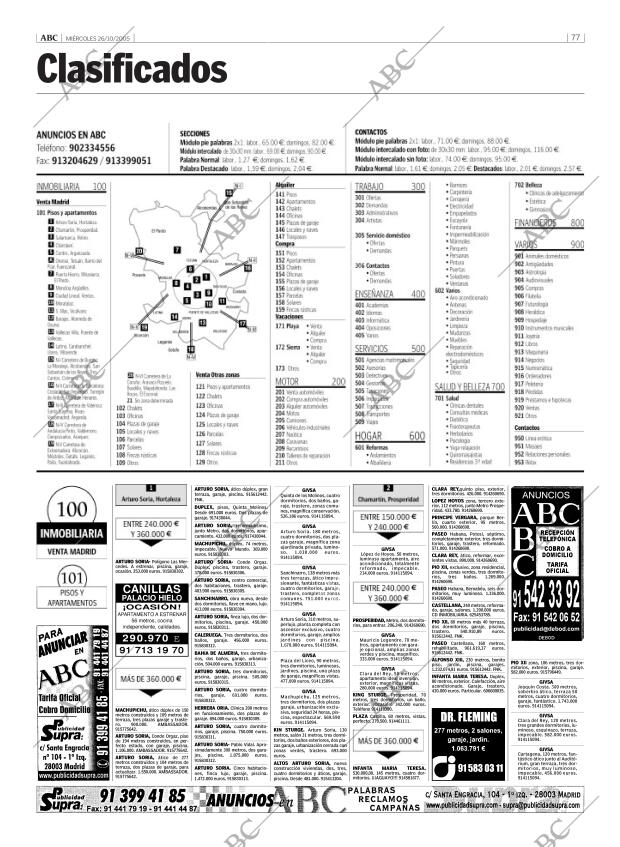 ABC MADRID 26-10-2005 página 77
