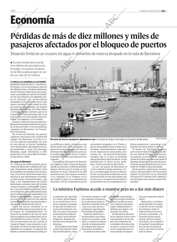 ABC MADRID 26-10-2005 página 86