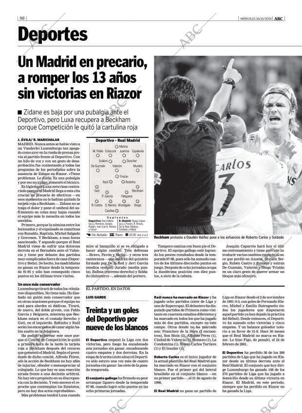 ABC MADRID 26-10-2005 página 98