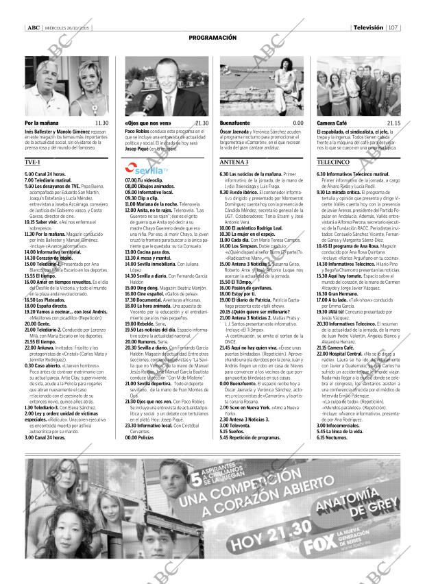 ABC SEVILLA 26-10-2005 página 107