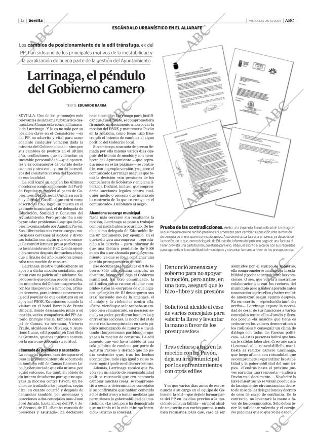 ABC SEVILLA 26-10-2005 página 12