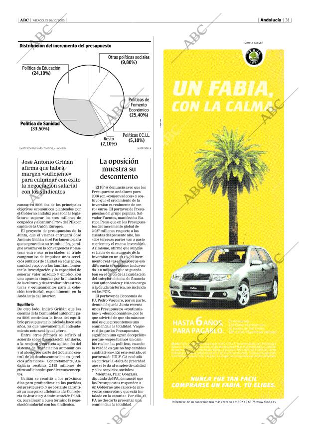 ABC SEVILLA 26-10-2005 página 31