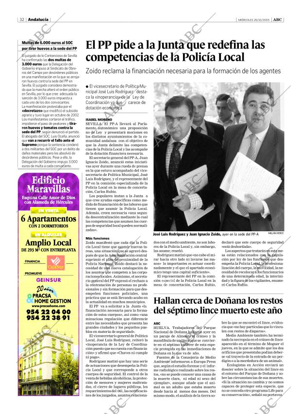 ABC SEVILLA 26-10-2005 página 32
