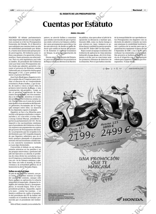 ABC SEVILLA 26-10-2005 página 41