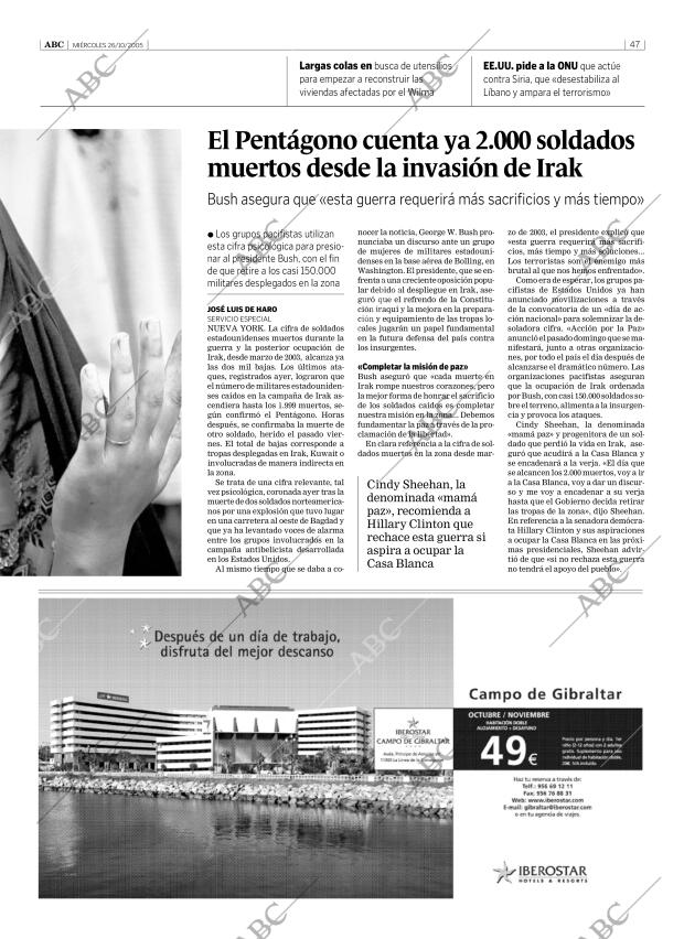 ABC SEVILLA 26-10-2005 página 47
