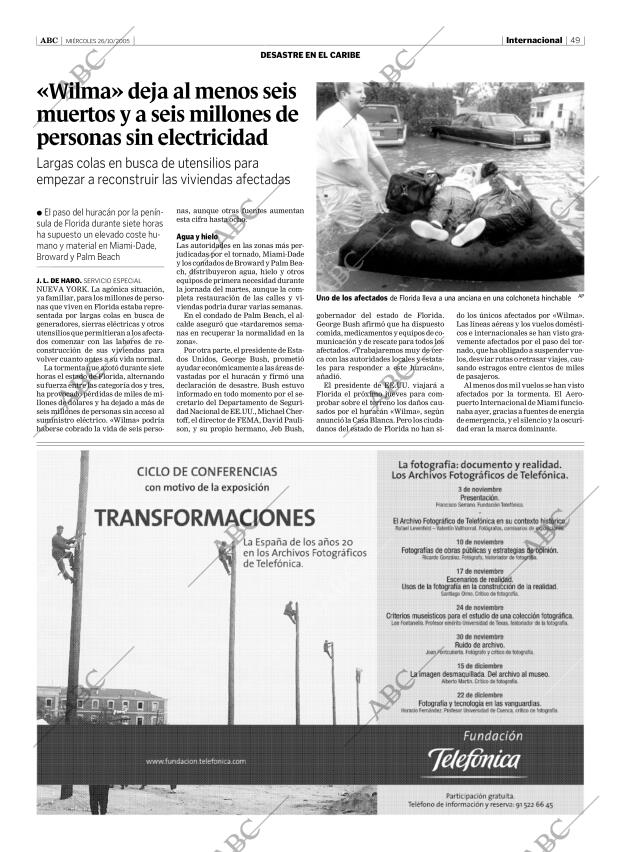 ABC SEVILLA 26-10-2005 página 49