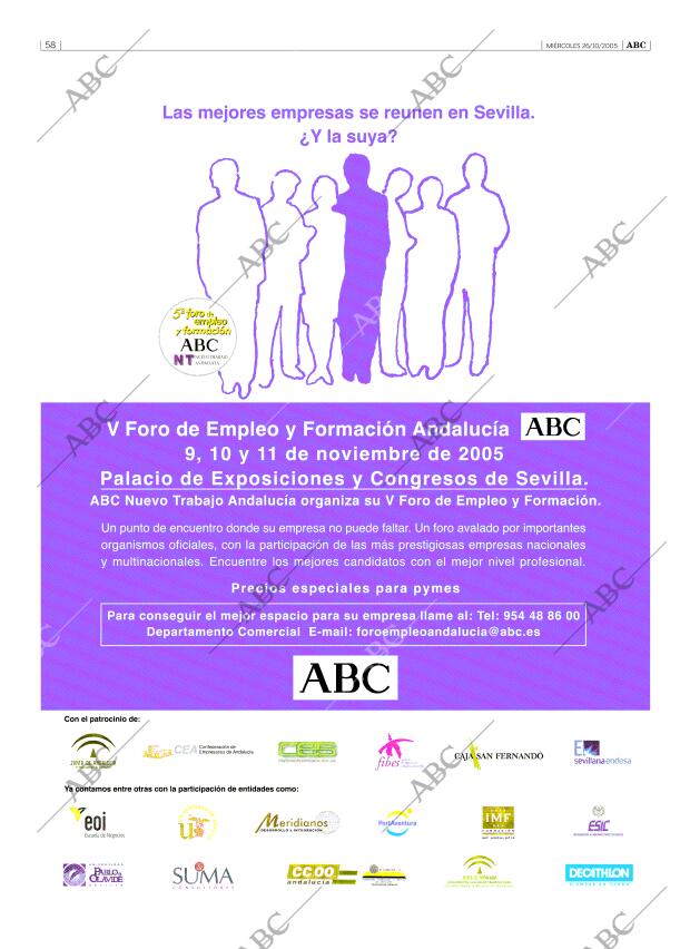 ABC SEVILLA 26-10-2005 página 58