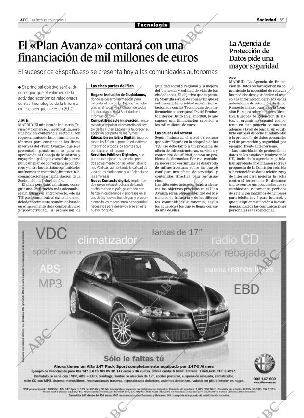 ABC SEVILLA 26-10-2005 página 59