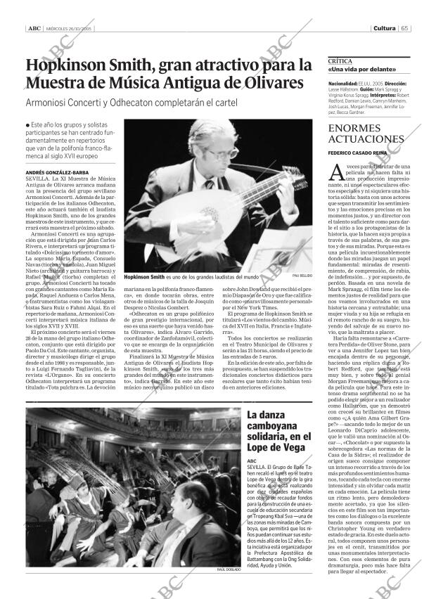 ABC SEVILLA 26-10-2005 página 65