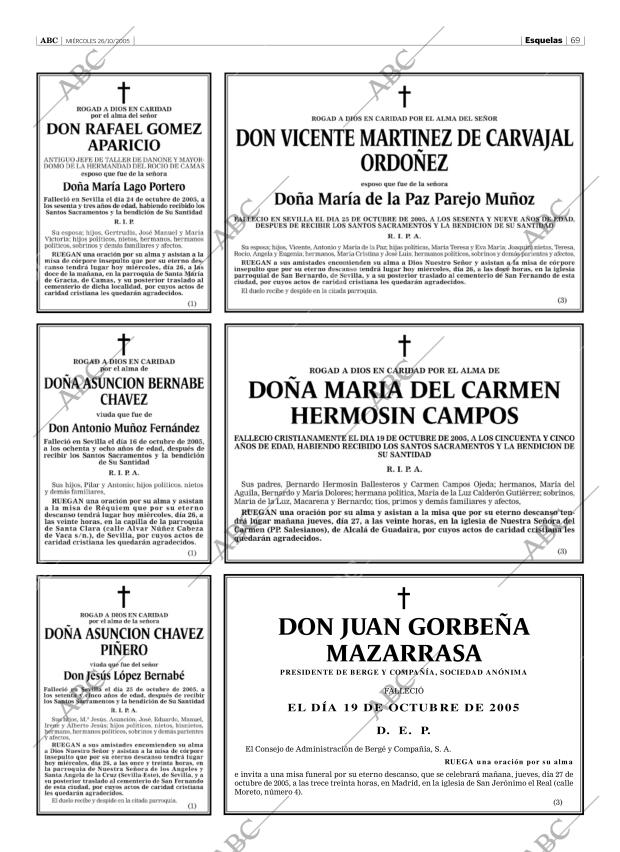 ABC SEVILLA 26-10-2005 página 69