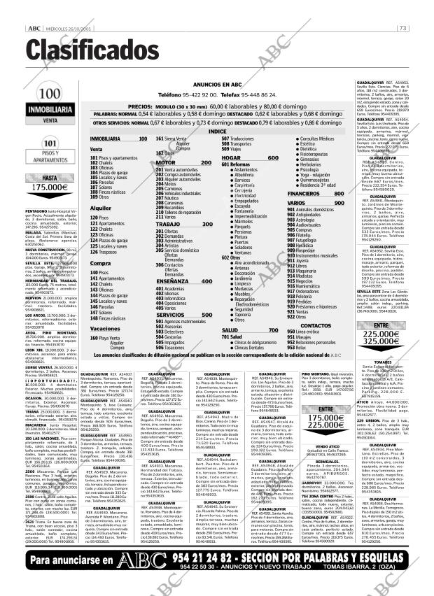 ABC SEVILLA 26-10-2005 página 73