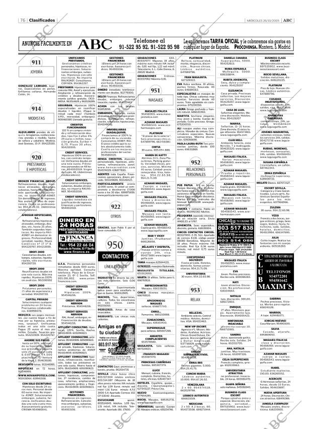 ABC SEVILLA 26-10-2005 página 76