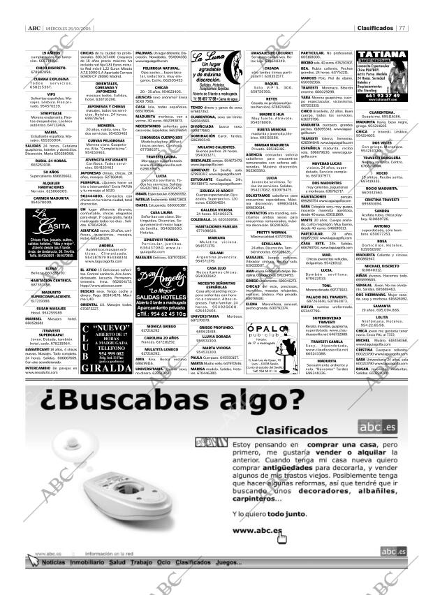 ABC SEVILLA 26-10-2005 página 77