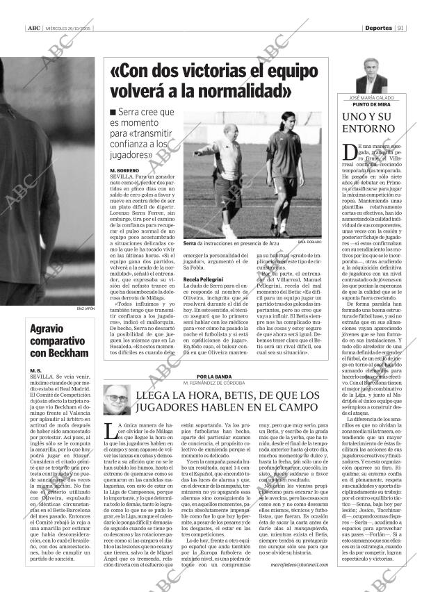 ABC SEVILLA 26-10-2005 página 91