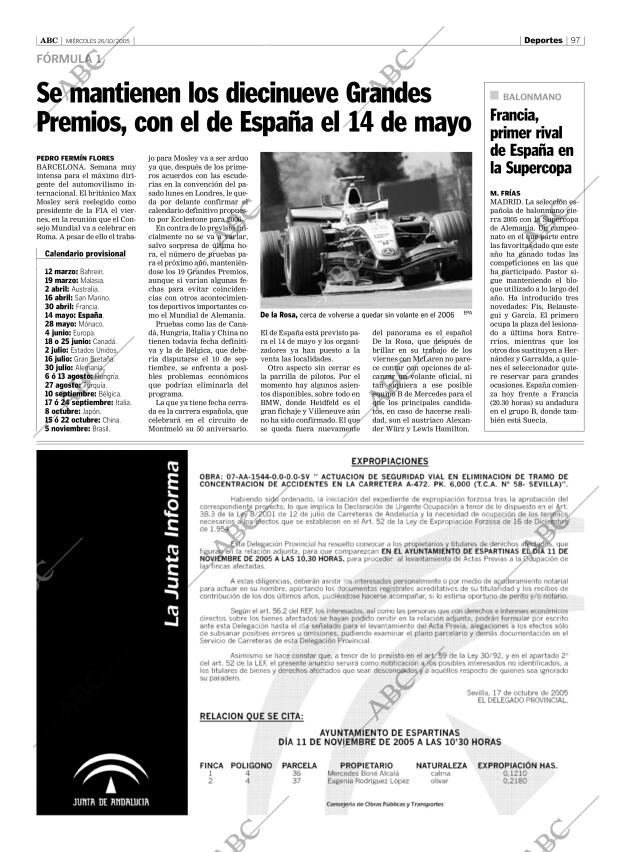 ABC SEVILLA 26-10-2005 página 97