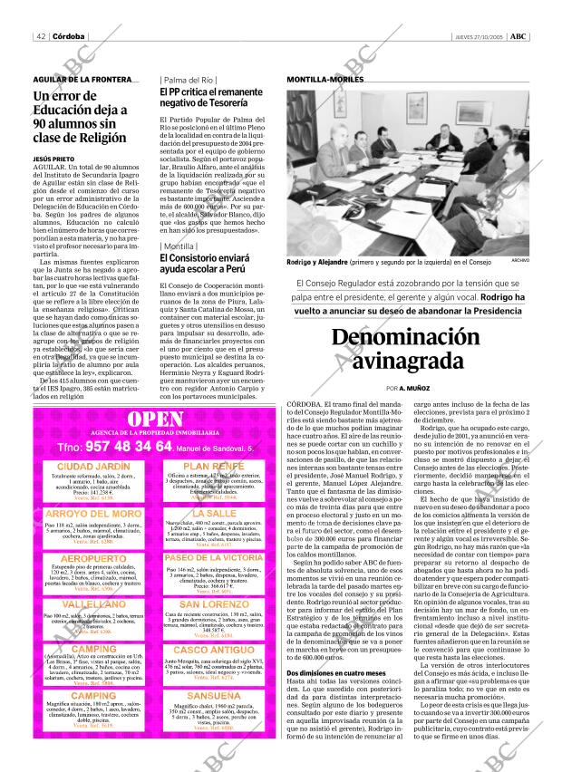 ABC CORDOBA 27-10-2005 página 42