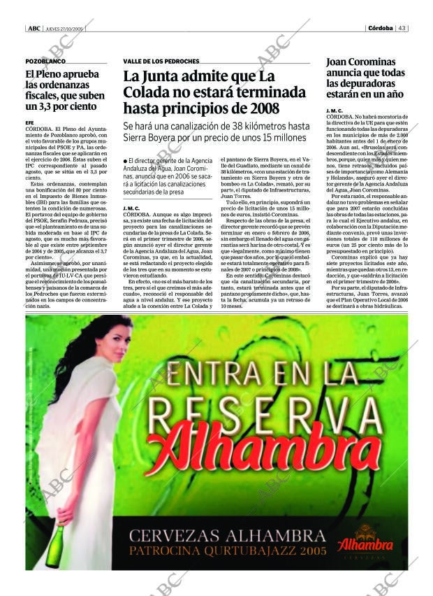 ABC CORDOBA 27-10-2005 página 43
