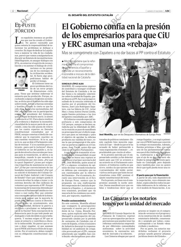 ABC MADRID 27-10-2005 página 12