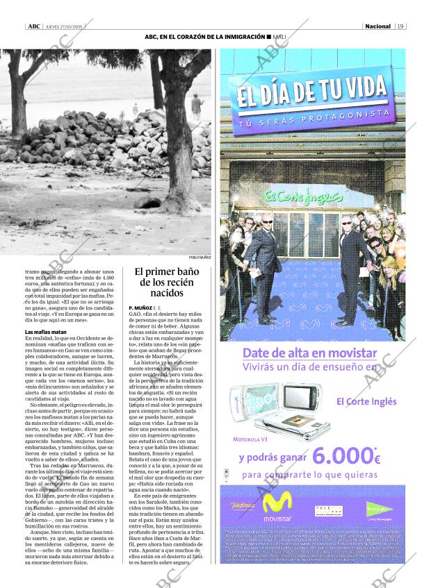 ABC MADRID 27-10-2005 página 19