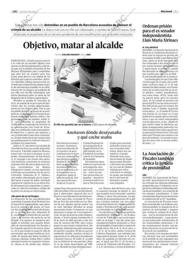 ABC MADRID 27-10-2005 página 21