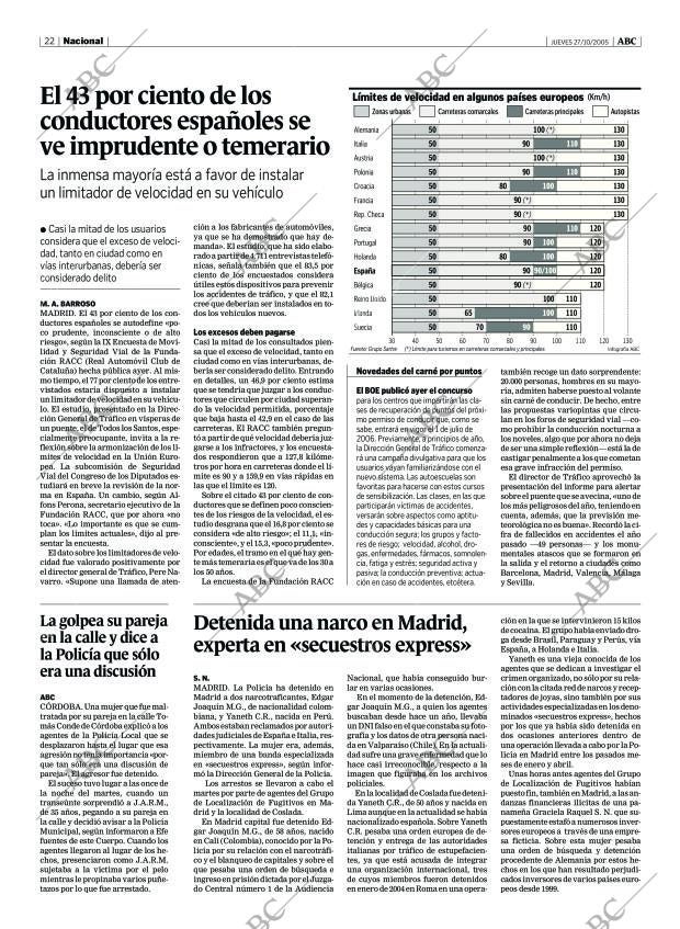 ABC MADRID 27-10-2005 página 22