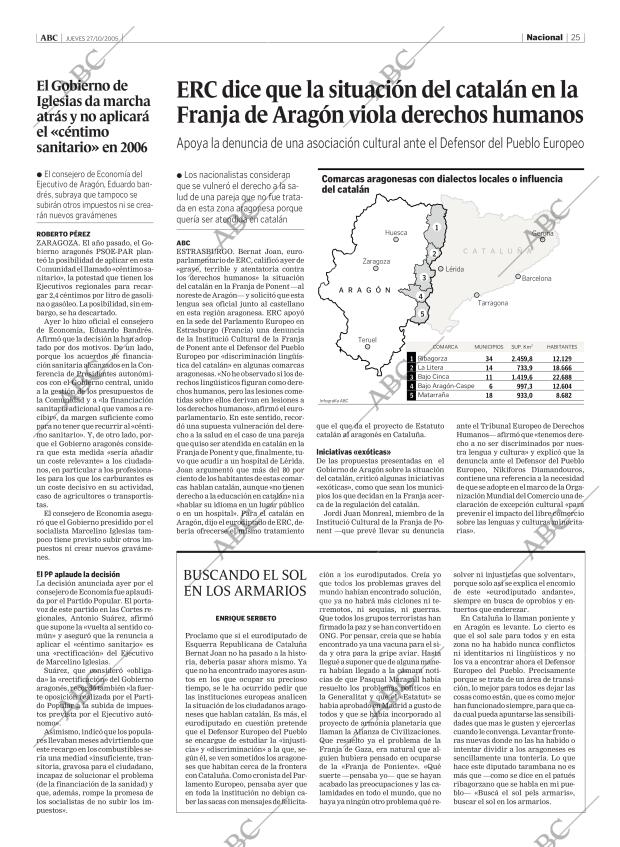 ABC MADRID 27-10-2005 página 25