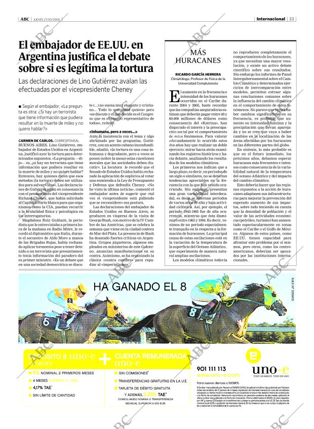 ABC MADRID 27-10-2005 página 33