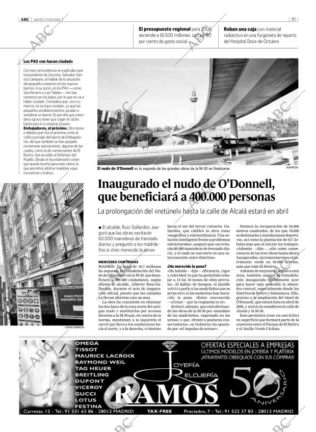 ABC MADRID 27-10-2005 página 35