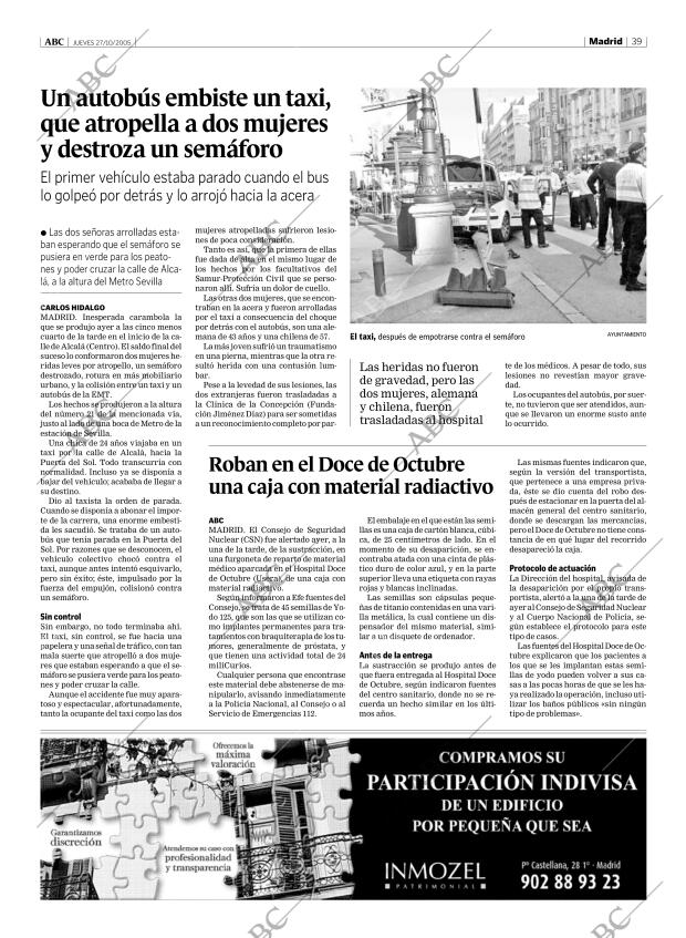 ABC MADRID 27-10-2005 página 39