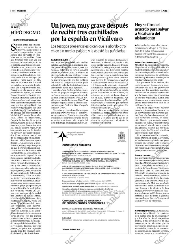 ABC MADRID 27-10-2005 página 40