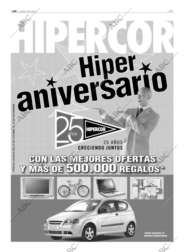 ABC MADRID 27-10-2005 página 43